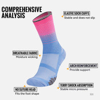 WRELS 1/2/3 Cushioned Sports Athletic Socks Breathable Running Socks Cushion Padded Moisture Wicking For Walking Hiking Running Quick Pick Grocers