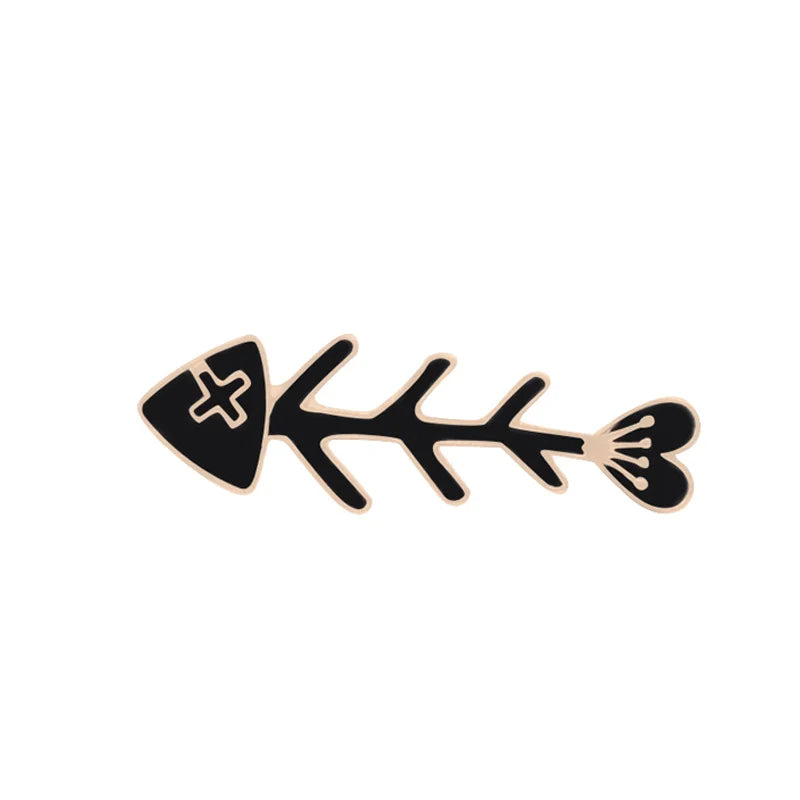 20 Styles Cute Cats collection Enamel Pins Dried Fish Bag Brooch Cartoon Animal Badges Denim Lapel Jewelry Gift for Kids Friends Quick Pick Grocers