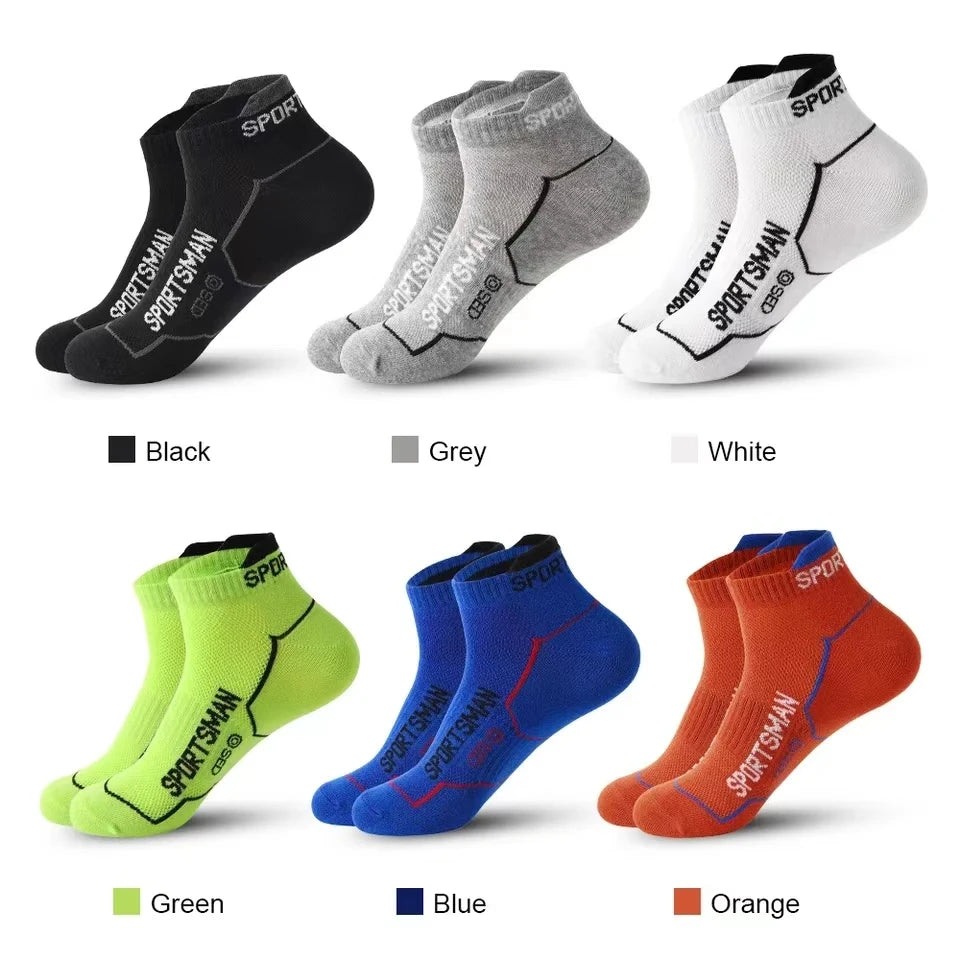 10 Pairs High Quality Socks Men's Summer Man Short Socks Breathable Ankle Socks Cotton Sports Socks Black Thin Cut Run Men Socks Quick Pick Grocers