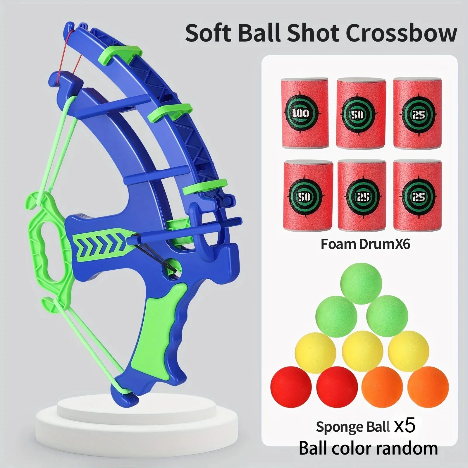 Soft Bullet Target Practice Toy for Children, Educational Shooting Practice Toys with Soft Bullets Econic Blanks