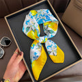 2025 New Fashion 70X70cmPrinted Women's Scarf Pashmina Silk Scarf Square Shawl Decorative Headband Neck Luxury Design Bandana Quick Pick Grocers
