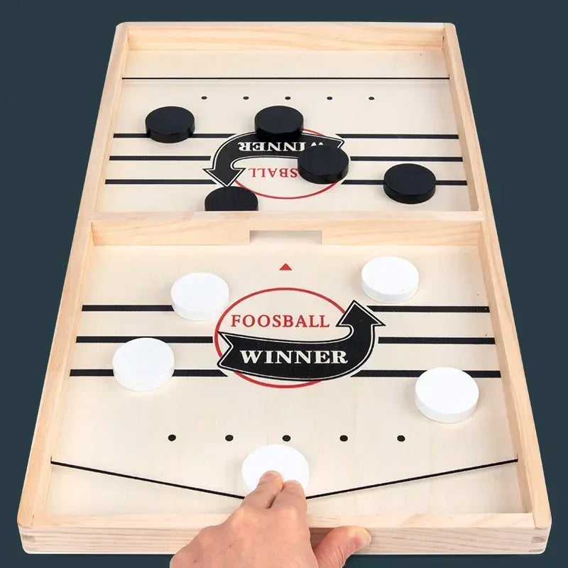 Foosball Winner Games Table Hockey Game Catapult Chess Parent-child Interactive Toy Fast Sling Puck Board Game Toys For Children Econic Blanks