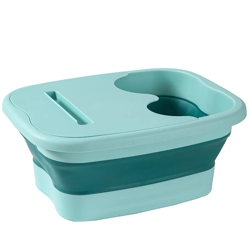 Foldable Footbath Massage Bucket Soaking Bucket Folding Basin Spa Foot Bath Bucket Household Sauna Bathtub Pedicure Bath Bathtub Quick Pick Grocers