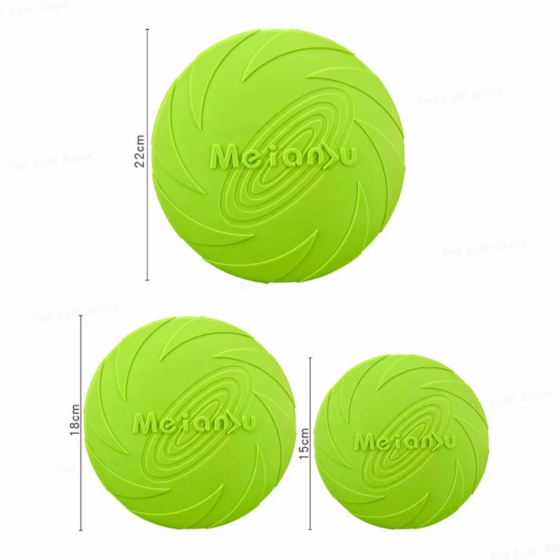 OUZEY Bite Resistant Flying Disc Toys For Dog Multifunction Pet Puppy Training Toys Outdoor Interactive Game Pet Dogs Products Econic Blanks