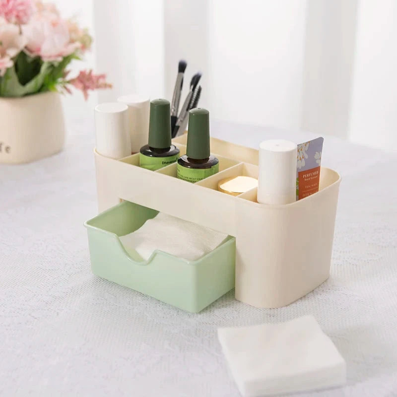 Nail Storage Box Container Cotton Swab Storage Box Accessories Cleaning Desktop Tools Multifunctional Jewelry Box Cosmetic Stor Econic Blanks