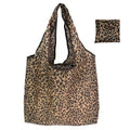 Large Capacity Leopard Print Hand Shopping Bag Women's Daily Folding Handbag Econic Blanks