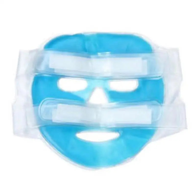 Cold Gel Face Mask Ice Compress Blue Full Face Moisturizing Cold With Relaxation Faicial Pack Face Pad Quick Pick Grocers