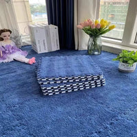 30*30CM Soft Plush Children Kids Rug Play Mat Puzzle Carpet Warm Playmat Interlocking Exercise Tiles Floor Carpet Decoration Mat Quick Pick Grocers