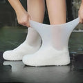 1 Pair Rubber Rain Boot Overshoes For Outdoor Use, Silicone Waterproof Shoe Covers, Rainy Day Shoe Cover, Reusable Non-Slip Rain Econic Blanks