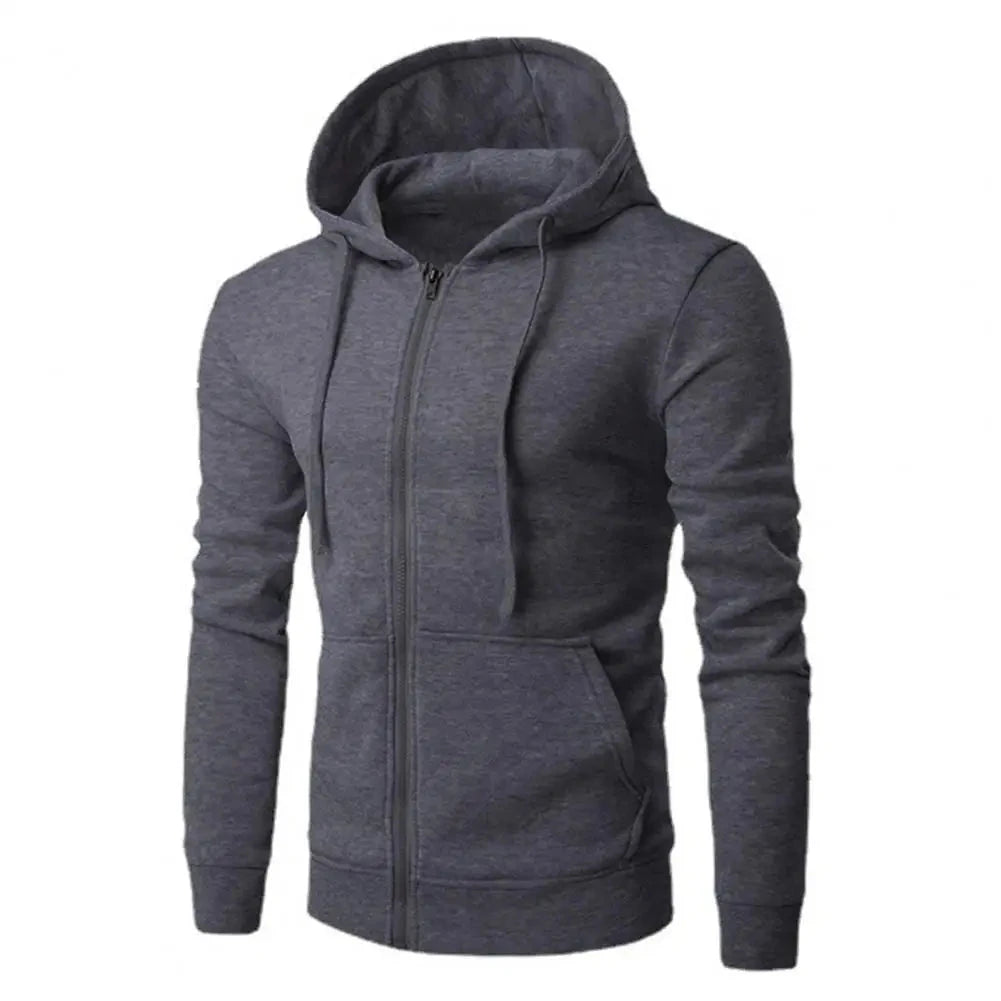 Autumn Men Sweatshirts Long Sleeve Jacket Hoodie Zipper Closure Jacket Male Hoodies Sweatshirt Slim Fit Male Clothing Econic Blanks