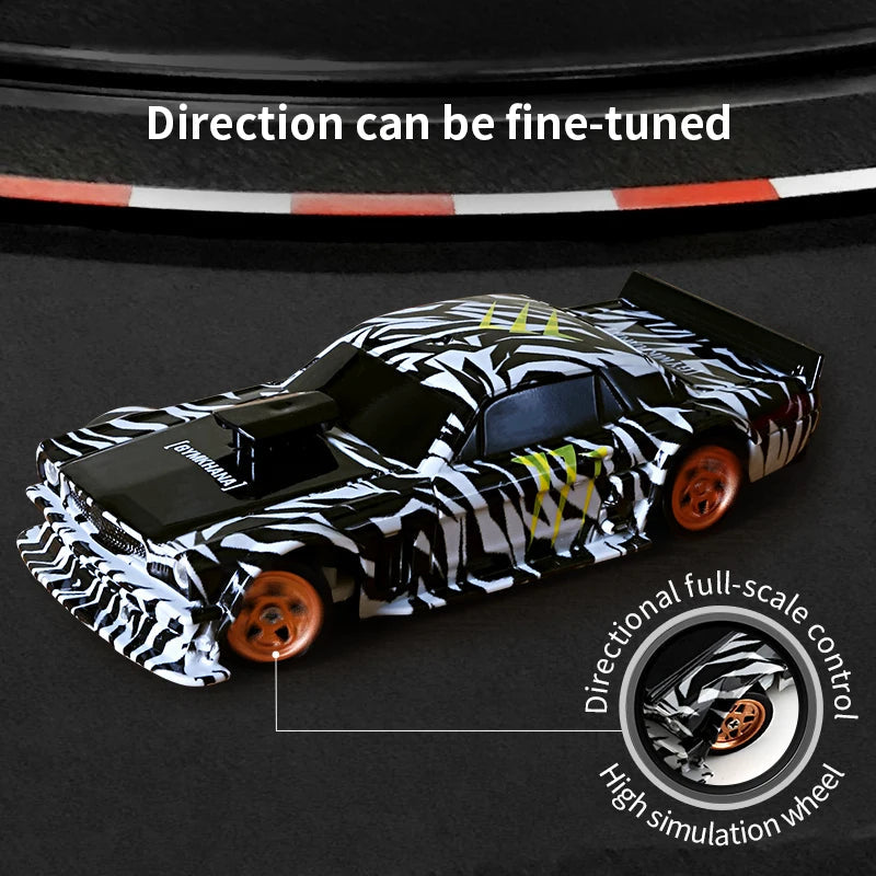 Upgraded Gyro 1/43 RC Drifting Car Racing RTR 4WD High Speed Radio Control Model 2.4G Drift Race Vehicle Mini Gifts Econic Blanks