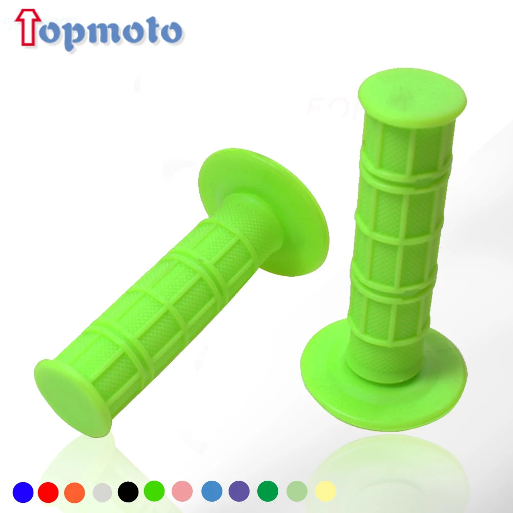 22mm 24mm Motorcycles Grip Dirt Bike Grips 7/8" Rubber Biker Scooter Handle Grip For Handlebar Mx Pillow Top Throttle 22mm Bar Quick Pick Grocers