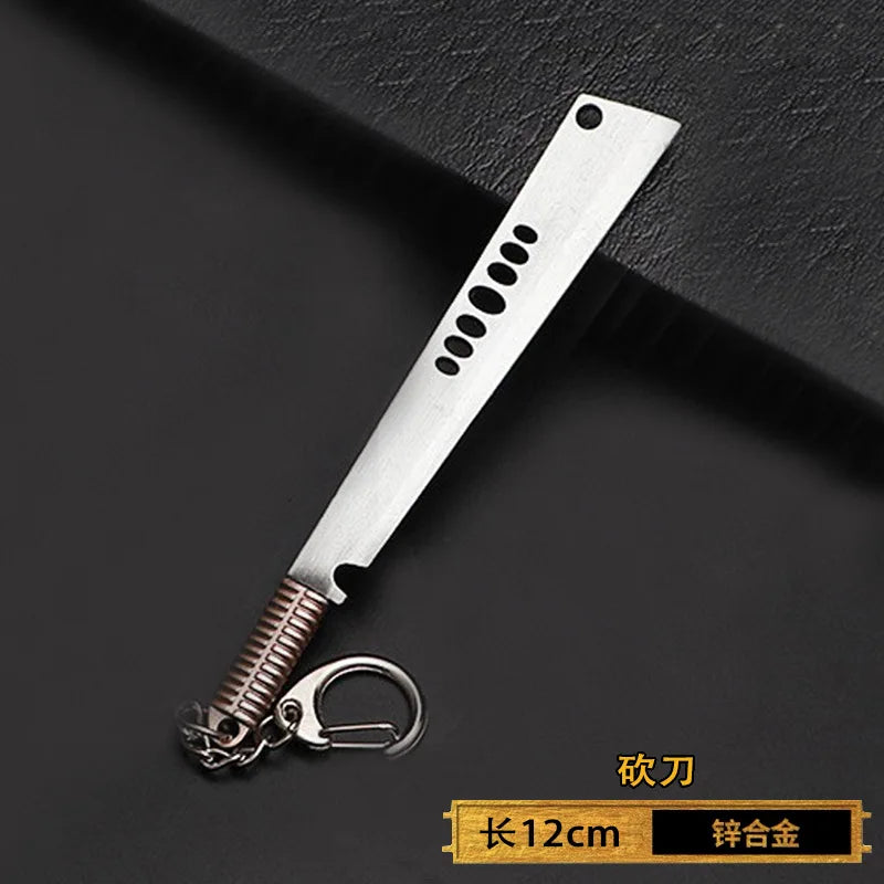 1pc Toy Gun Keychain, Alloy Toy Gun Model Pendant Car Key Chain Car Key Ring Gift For Men Boys Quick Pick Grocers