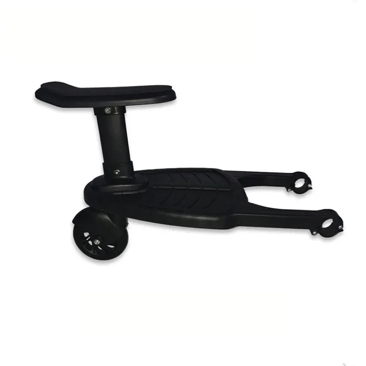 Universal Strollers Step Board Adapter with Seat Second Child Jogger Twins Scooter Baby Pram Hitchhiker Bumper Purest Peak
