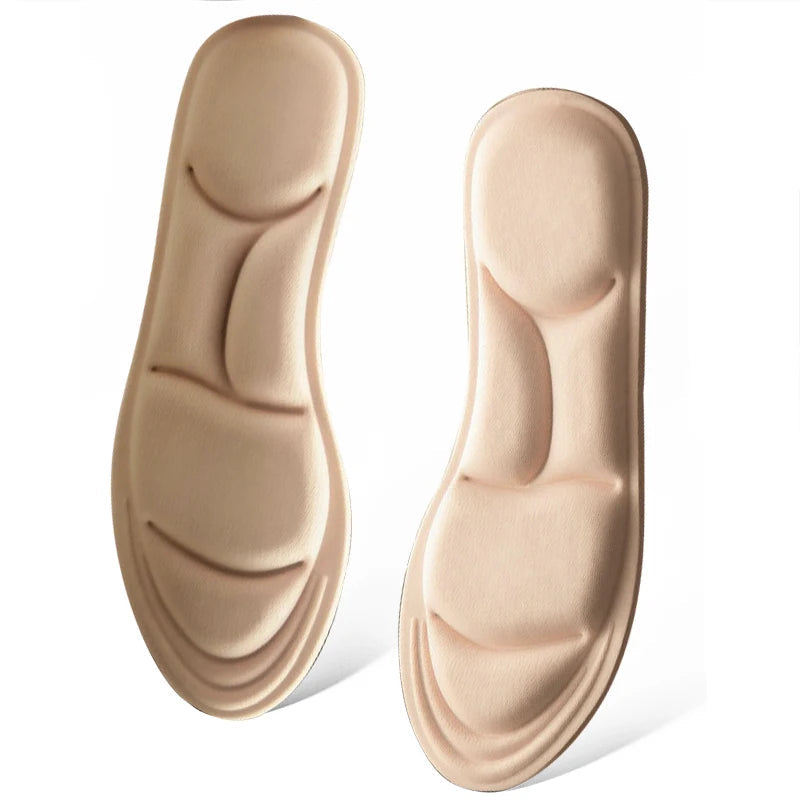 1/2/4/16Pairs 5D Massage Memory Foam Insoles For Shoes Sole Breathable Cushion Sport Running Insoles For Feet Orthopedic Insoles Quick Pick Grocers