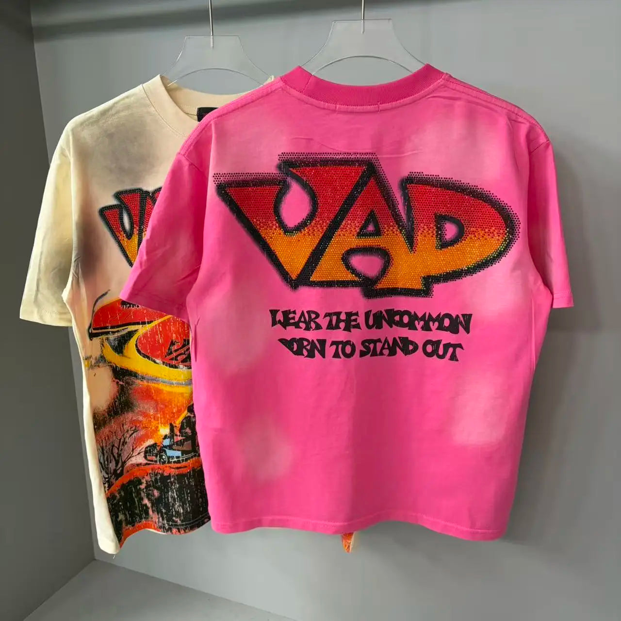 Streetwear Letter Rhinestone Cotton Short Sleeve Tshirts for Men and Women Harajuku Hip Hop Loose Shinning Diamond Tees Oversize Quick Pick Grocers