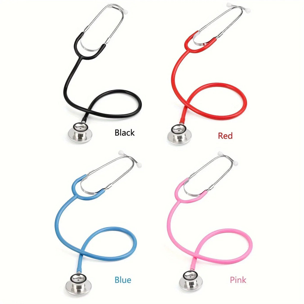 Stethoscope Toy, Simulated Doctor Toy, Nurse Health Medical Single Head Stethoscope, Role-playing Pretend Doctor Toy Econic Blanks
