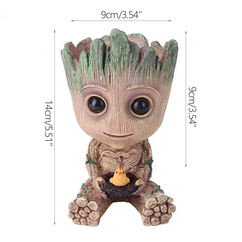 Home Decoration Groot Planter Flower Pots For Indoor Flowers Pot Tree Man Ornaments Anime Figure Statue Art Crafts Kid Men Gifts Quick Pick Grocers