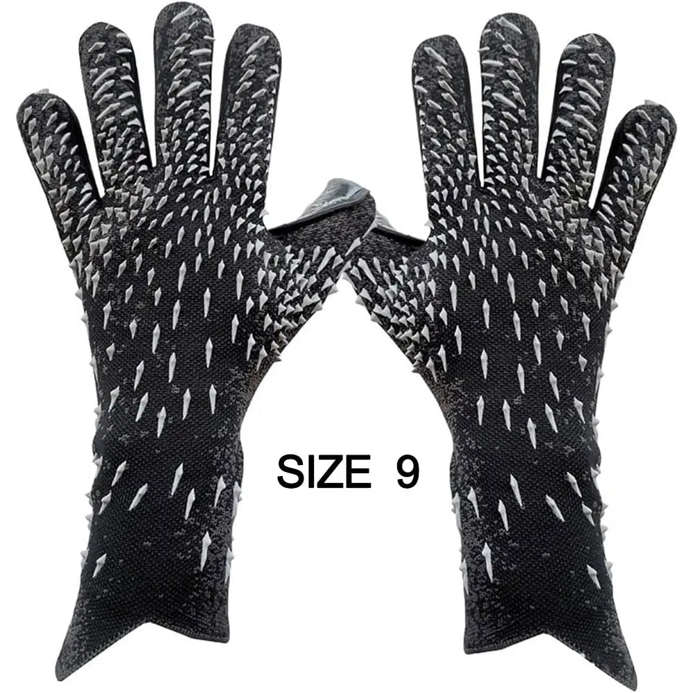 Goalkeeper Gloves Strong Grip for Soccer Goalie Goalkeeper Gloves with Size 6/7/8/9/10 Football Gloves for Kids Youth and Adult Quick Pick Grocers