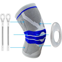 Knee Brace Knee Support Knee Pads Knee Compression Sleeve for Running Meniscus Tear Arthritis Joint Pain Relief Men Women Quick Pick Grocers