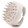 Hair Scalp Massager Shampoo Brush Hair Scrubber Washing Brush Silicone Scalp Exfoliator for Dandruff Removal- Beige Quick Pick Grocers