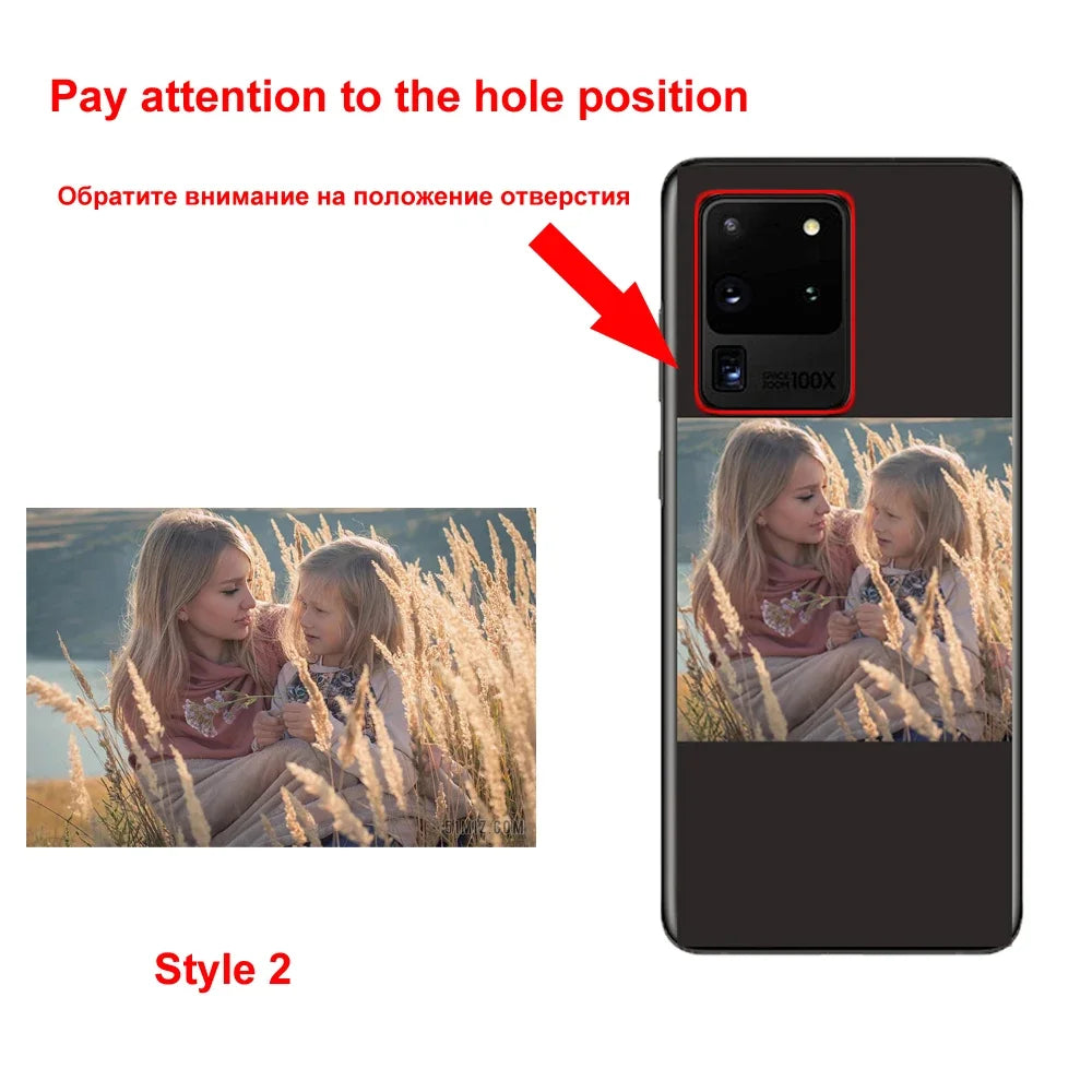 Custom Case for Samsung Galaxy S25 S24 S23 S22 S21 S20 FE Ultra Plus A53 A73 Note 20 A52S A32 A51 DIY Personaliz Picture Cover Quick Pick Grocers