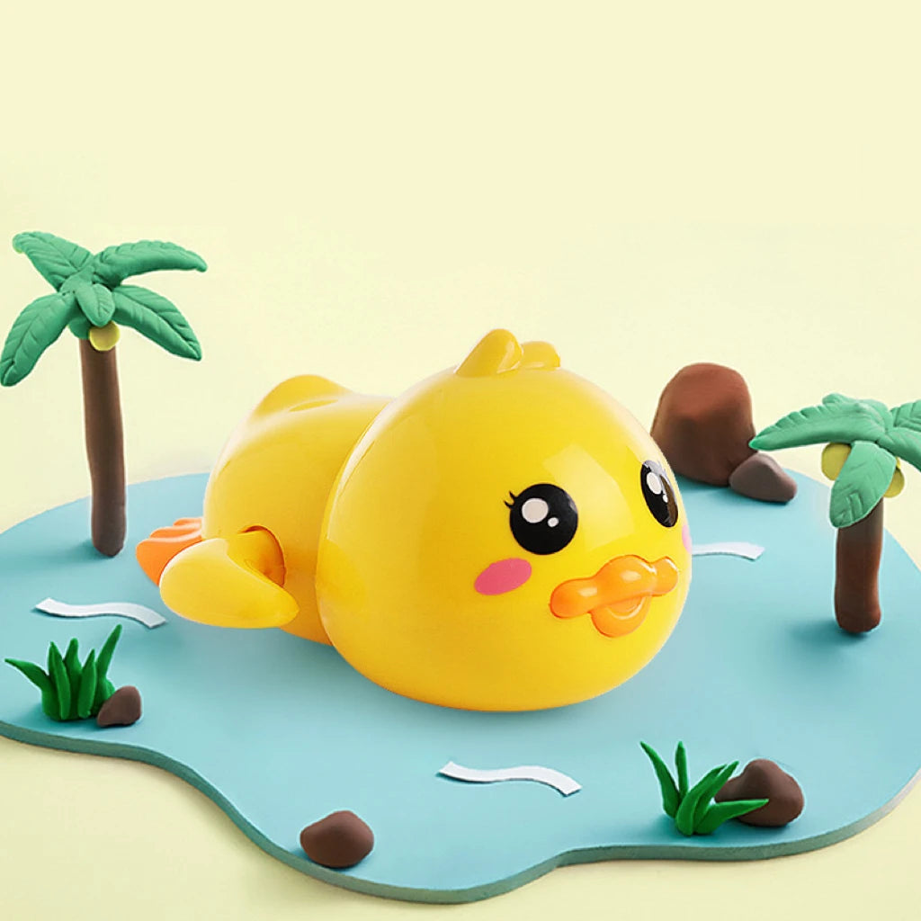 1 Pcs Bathing and Playing with Ducks Bathroom Parent Child Interaction Bathing and Swimming Toys Quick Pick Grocers