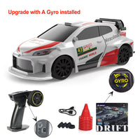 Upgraded Gyro 1/43 RC Drifting Car Racing RTR 4WD High Speed Radio Control Model 2.4G Drift Race Vehicle Mini Gifts Econic Blanks