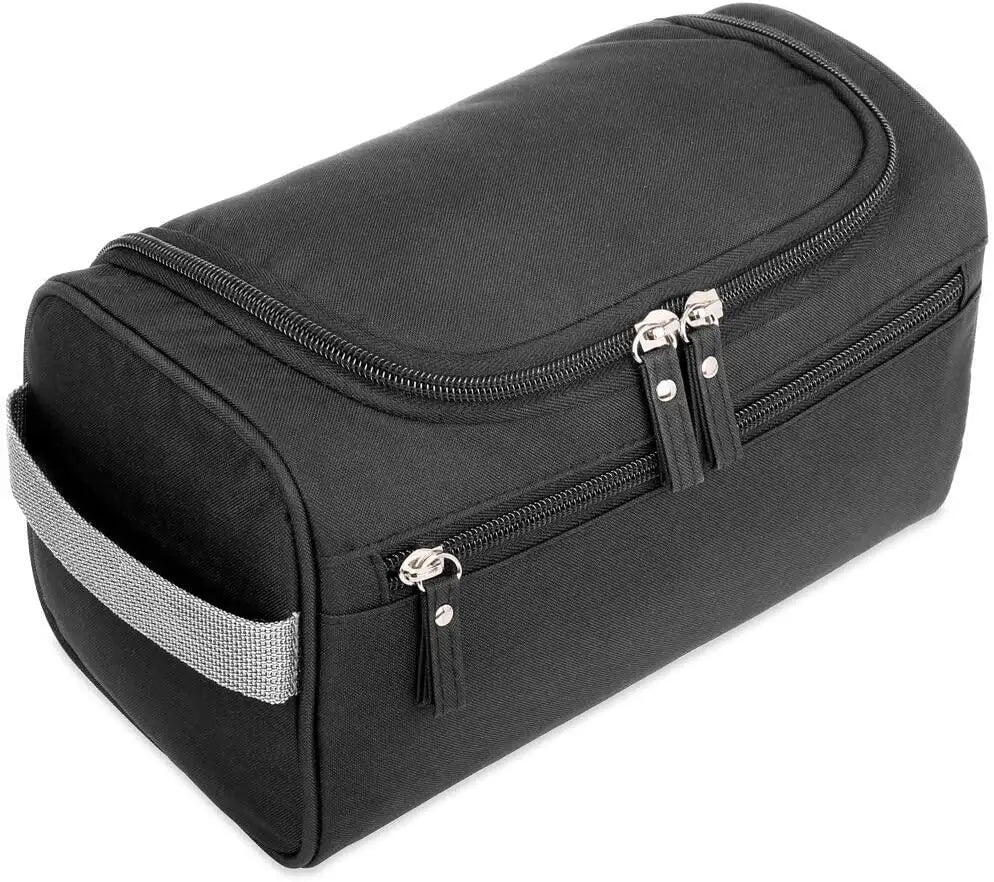 Portable Makeup Bag Unisex Capacity Waterproof Cosmetic Organizer Toiletry Hanging Case Pouch for Women Men Wash Shaving Make Up Quick Pick Grocers