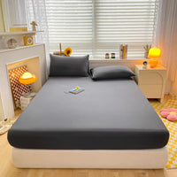 Soft Cotton Fitted Bed Sheet with Elastic Mattress Cover Quick Pick Grocers