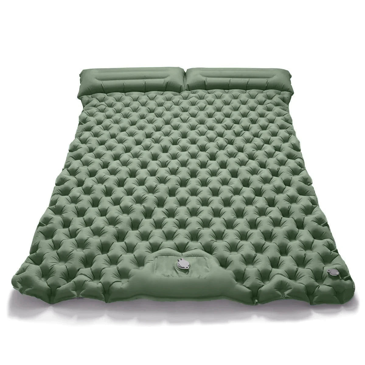 Outdoor Camping Double Inflatable Mattress Extra Wide Sleeping Pad Ultralight Folding Bed Sleeping Mat Car Travel Mat Econic Blanks