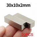 30x10x2mm Super Strong Neodymium Magnet N35 NdfeB Permanent Magnetic imanes Block Powerful Magnets Refrigerator Quick Pick Grocers