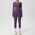 2 PCS Sportswear Yoga Set Gym Clothes Yoga Suits For Women Fitness Set Tracksuits Sports Long Sleeve Crop Top Gym Leggings Quick Pick Grocers