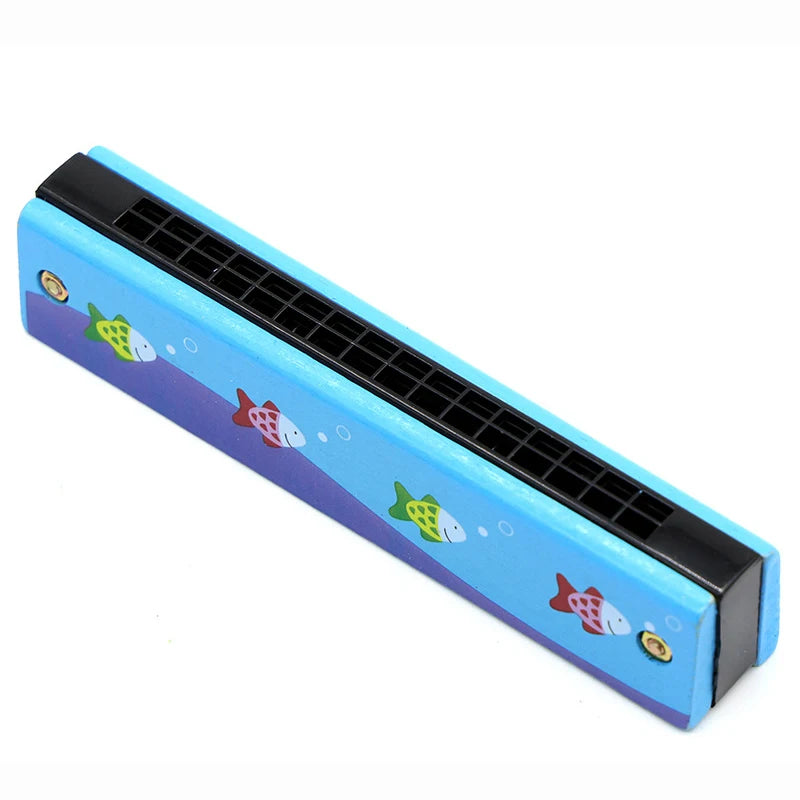 1pc/2/4pcs Children Wooden Harmonica Musical Instrument Toys Music Teaching Aids Puzzle Early Education Kindergarten Beginners Econic Blanks
