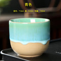 Kiln Change China Ceramic Tea Cup Pottery Jianzhan Drinkware  Temmoku Glaze Porcelain Kung Fu Cups Set for Water Latte Milk Quick Pick Grocers