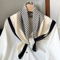 70cm Silk Square Scarf Women Fashion Luxury Brand Satin Neck Tie Female Hair Bandana Headkerchief Shawl Wrap Hijab Echarpe Quick Pick Grocers