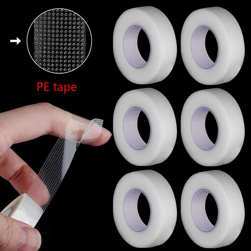 1/3/5 Rolls Eyelashes Extension Tape PE Adhesive Tools Under Eye Pads For Micropore Lashes Grafting Supplies Lash Lifting Tapes Quick Pick Grocers