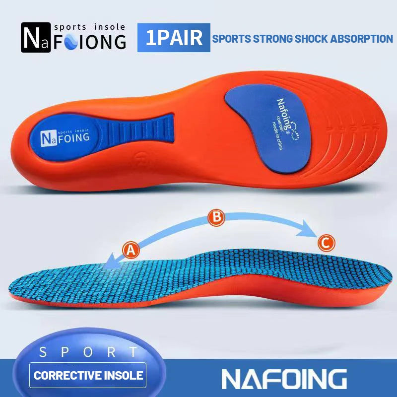 Sport Orthopedic Insoles for Feet Men Women EVA Breathable Shock Absorption Shoes Insole for Running Basketball Sport Care Pads Quick Pick Grocers
