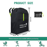 Baby Stroller Travel Bag with Shoulder Belt Pram  Universal Dust Bag Organizer Kindergarten Carts Accessories Walker Cribs Bags Purest Peak