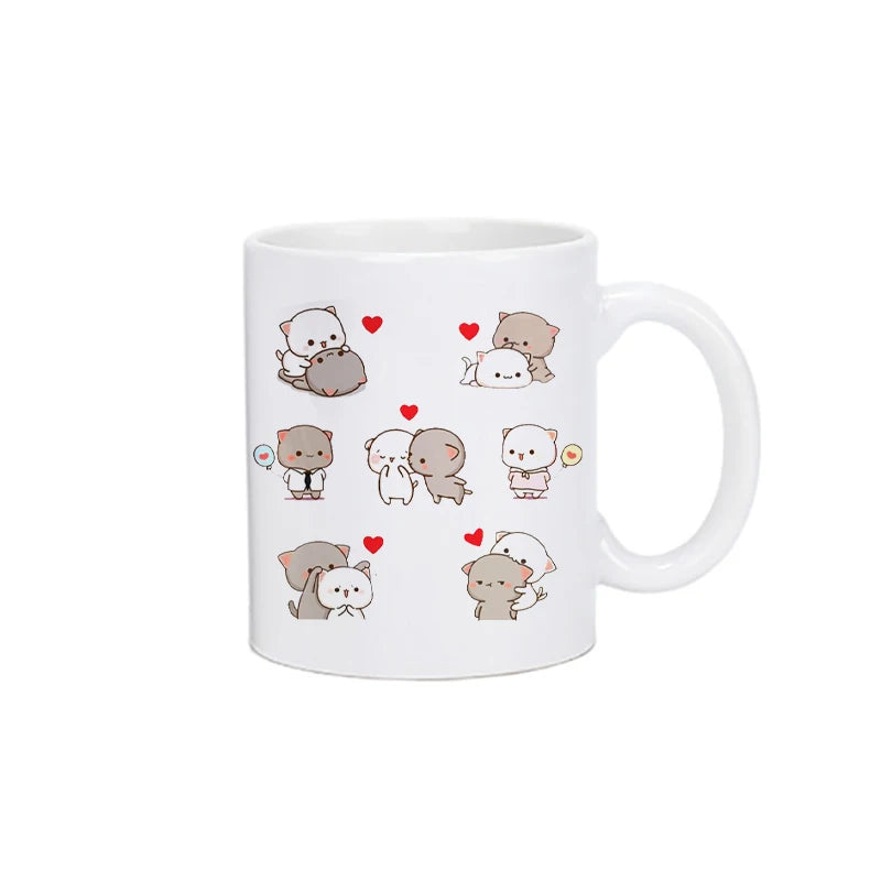 Panda Bear Bubu Dudu Coffee Milk Cup Mocha Cat Panda Bear Couple Christmas Mug Kawaii Cups Original Mugs Free Shipping Drinkware Quick Pick Grocers
