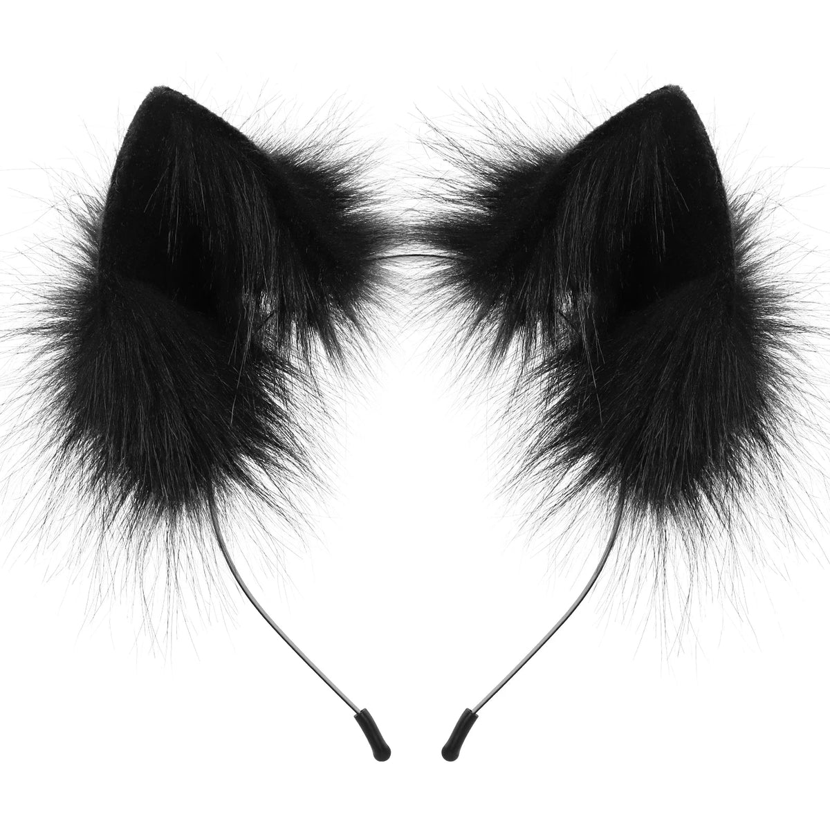 Handmade Faux Fur Animal Ears Headband Furry Cat Fox Ear Hairhoop Headwear Costume Accessory for Cosplay Masquerade Quick Pick Grocers