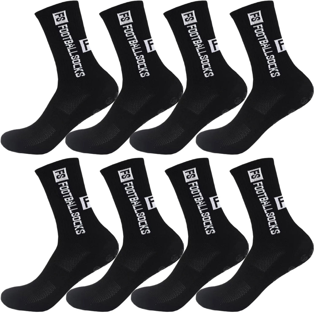 Football Socks Non Slip Grip for Men Women Basketball Baseball Soccer Cycling Running Hiking Tennis Skateboard Exercise Quick Pick Grocers