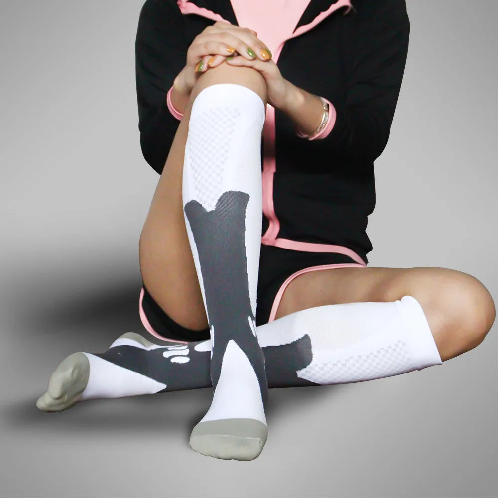 Compression Socks Varicose Veins Men's And Women's Sports Socks Football 20-30 Mmhg Elastic Anti Fatigue Pain Relief Wholesale Quick Pick Grocers