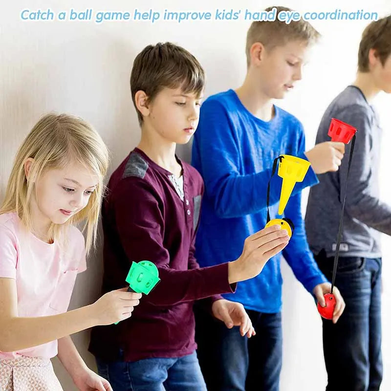 Throwing catching sensory integration game set outdoor toy catching set children's hand eye coordination training Quick Pick Grocers