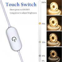 LED COB USB Strip Light – Touch Dimmer Flexible Indoor Lighting Econic Blanks