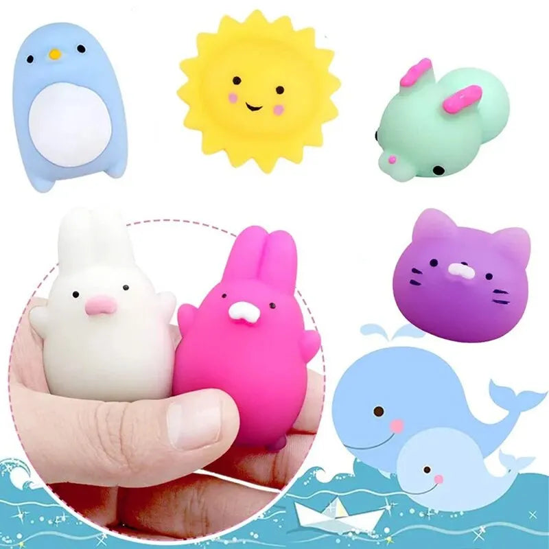20Pcs Mini Cute Cartoon Animal Stress Relief Toys For Boys Girls Birthday Party Favor Piñata Filler Carnival Kids Party Supplies Quick Pick Grocers