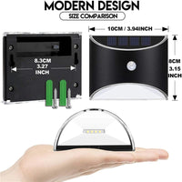 LED Solar Light Outdoor Motion Sensor Wall Lights Waterproof Garden Wall Lamp Solar Power Lighting Decorative Wall Stair Fence Quick Pick Grocers