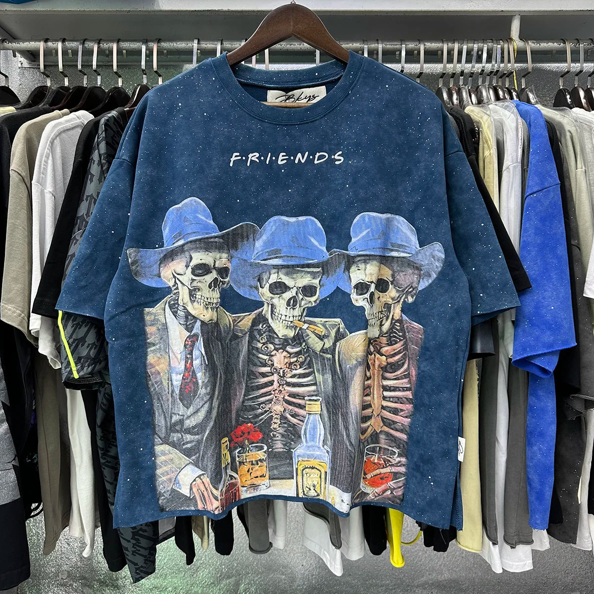 Shinning Bling Diamond Short Sleeve Cropped T-shirt for Men and Women Crew Neck Rhinestone Loose Cotton Summer Tshirts Oversized Quick Pick Grocers