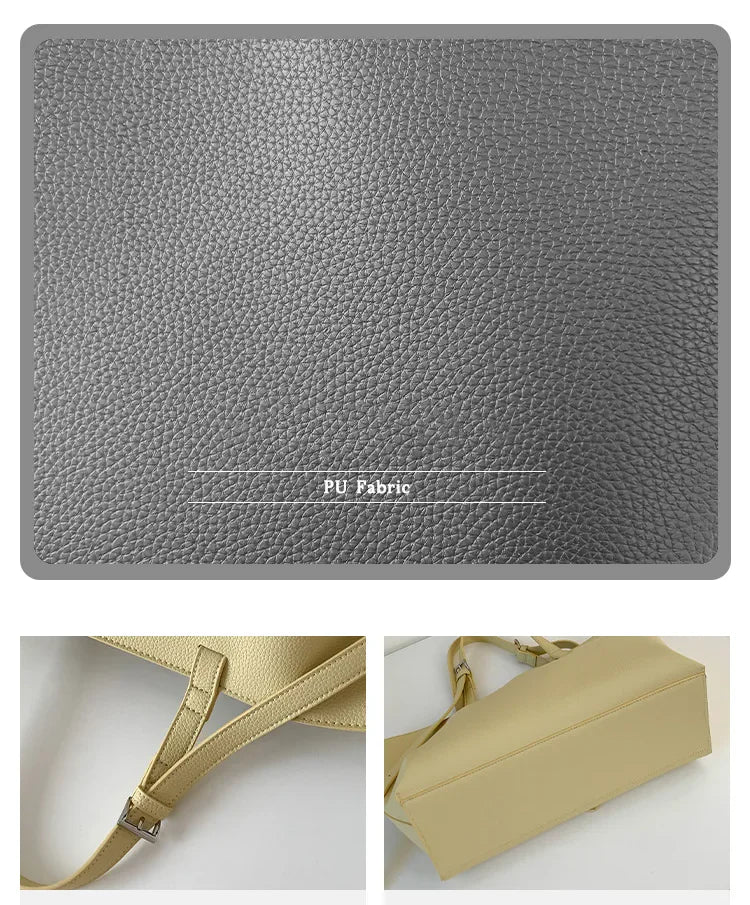 Casual Soft Tote Women Bag PU Leather Shoulder Bags for Women 2026 NEW High Quality Handbags and Purses Large Shopper Purses Quick Pick Grocers