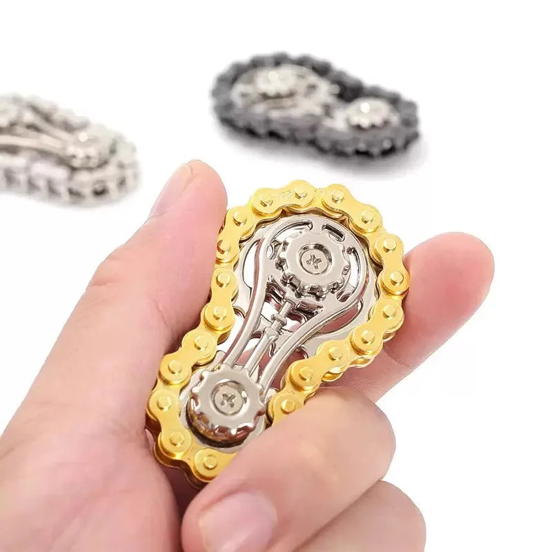 Metal Fidget Spinner Office Desk Toy Stress Relief Gears Hand Spinner for Adults desk decoration home decor Relieve stress relax Quick Pick Grocers